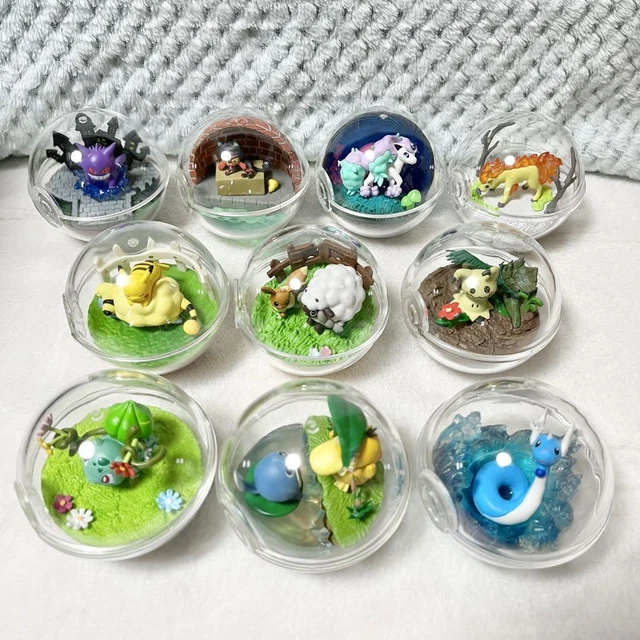 Pokemon Figure Terrarium Collection Lot of 10 Bulk Bundle G31096