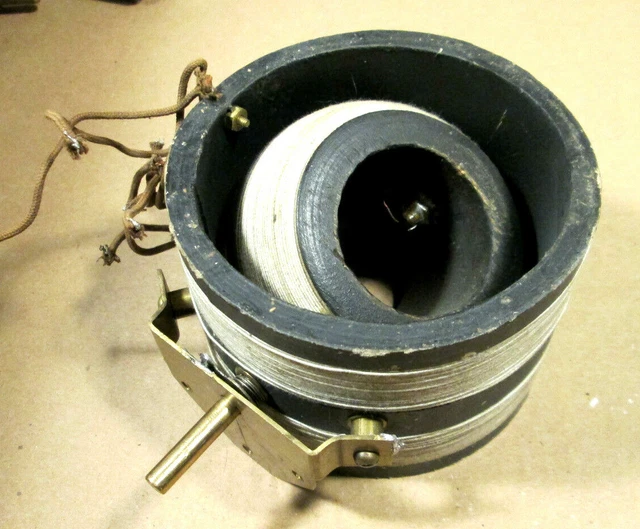VINTAGE TUBE RADIO Parts Variometer Variable Inductance Tuning Coils ...