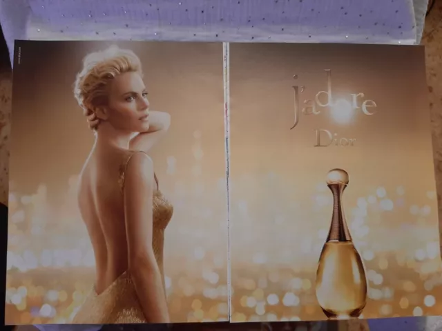 Publicité Papier - Parfum Dior J'adore de 2004, Carmen Kass Mannequin