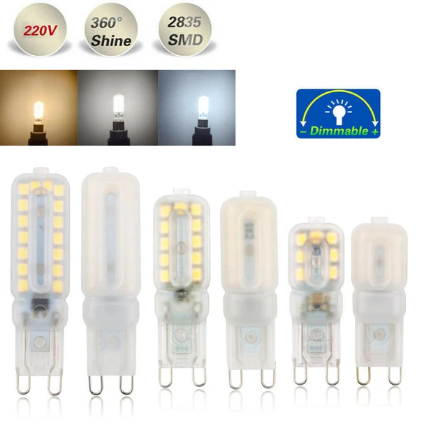 dimmbar Mini G9 LED Birne 3W 7W 2835 SMD Maislicht ersetzt 20W 60W Halogenlampe