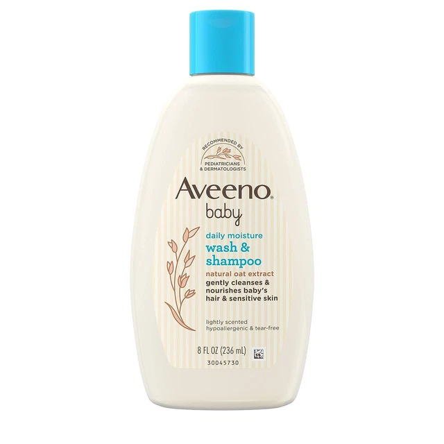 Baby  Wash &  Shampoo  for  Hair &  Body ,  Tear - Free ,  8  Oz .