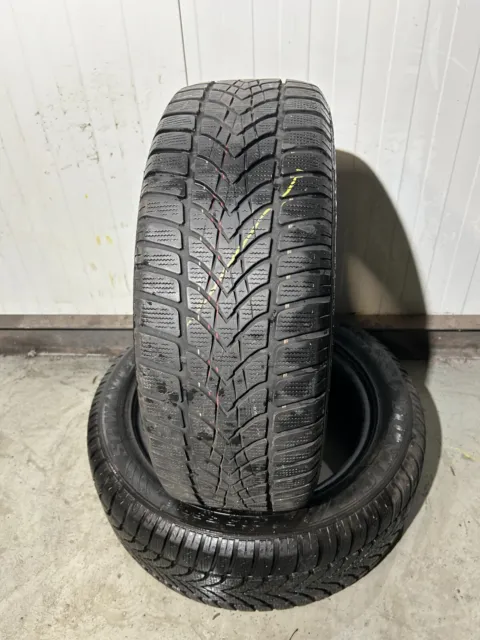 2x 205/55 R16 91H - Dunlop Winter Sport 4D M+S - 5.4 mm - Winterreifen - DOT17