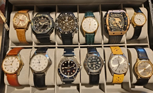 Lot De Montres Vintage Non Testées - Mécaniques Et Quartz - Occasion Pour Collection/réparation