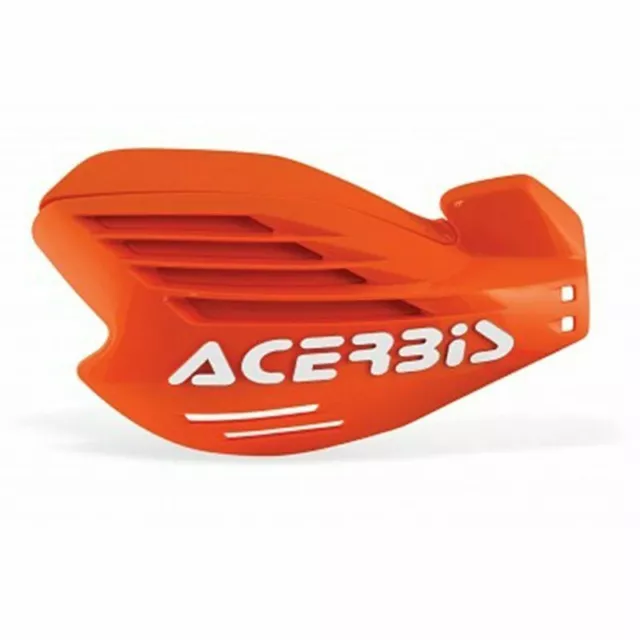 Paar Handschutz Acerbis X-Force Orange KTM '16 Weiß Handprotektoren Cross Enduro