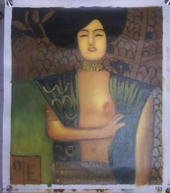 IL BACIO DI Gustav Klimt, falso d'autore grandi dimensioni cm166x 126 EUR  499,00 - PicClick IT