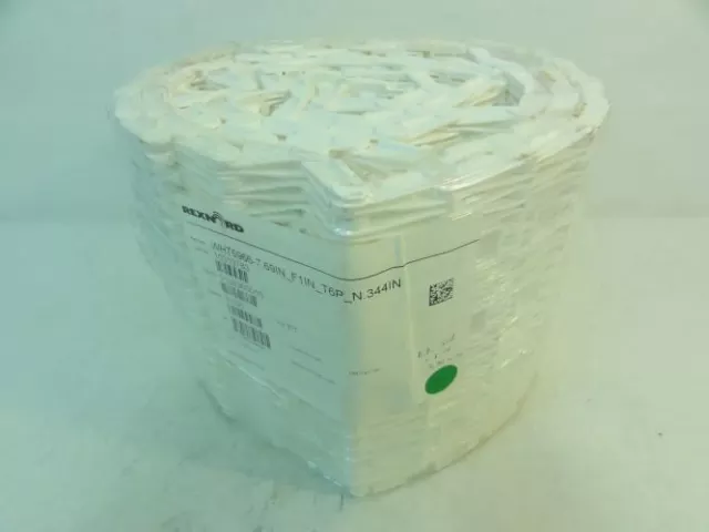 210341 New-No Box; Rexnord WHT5966-9 Flat Top Conveyor Chain; 7.69" W; 9FT Lengt