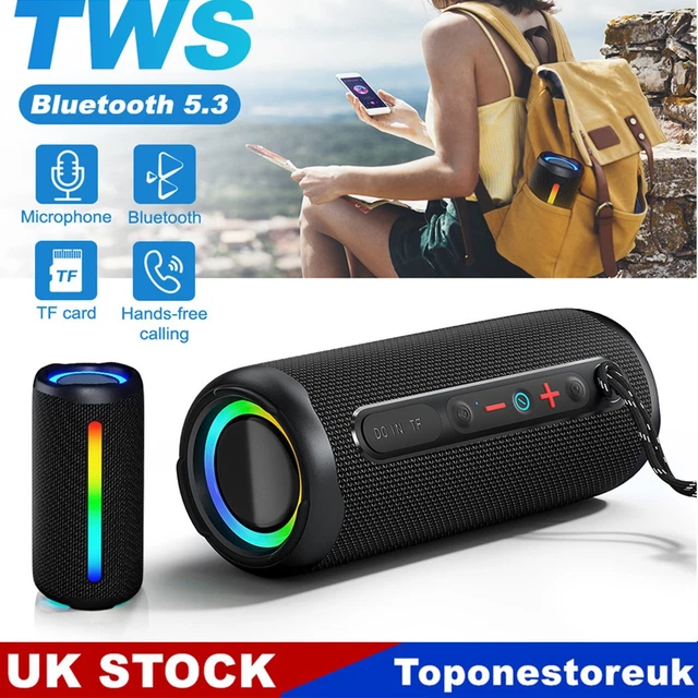 BLUETOOTH SPEAKER WIRELESS Portable Waterproof Outdoor Loud Stereo Bass ...