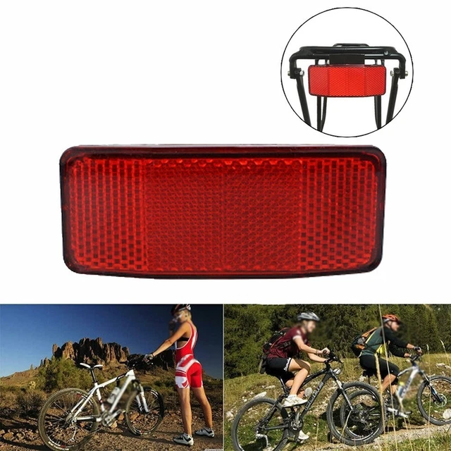 PARK  Blanc  Réflecteur De Guidon De Vélo En Plastique Reflecteur Arriere De Securite Pour Velo Feu~p154523287