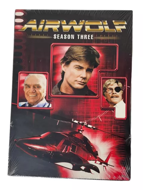 Airwolf 1980’s Complete Series 3 DVD Boxset Region 1 NTSC Brand New And Sealed