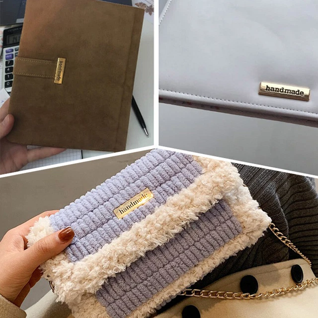 10x Hecho a mano Dije Artesanal Prenda Ropa Etiqueta Aleación Costura Hecho a mano Etiquetas Herramientas