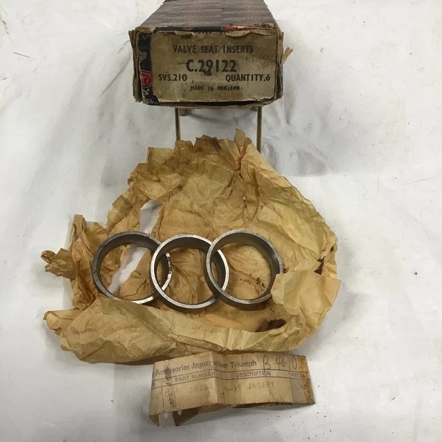 Jaguar E Type Séries I XK140 NOS Valve Siège pour 1.75 " Valve, Pour Mkii , XJ6