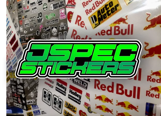 Jdm Rc Stickers 1/10 Drift Hpi Mst Tamiya Yokomo Hsp Decals 3 Racing Electric 3