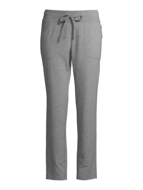 Athletic Works Gray Women's W/ Pockets Core Knit Capri Pants XS (0-2)