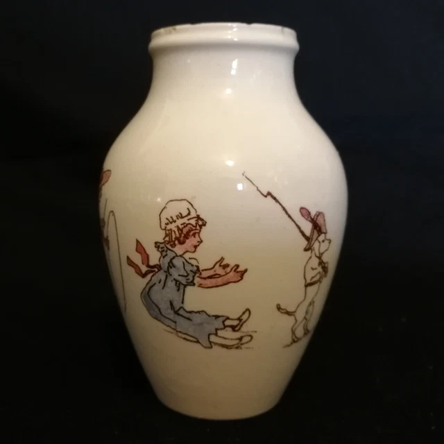 Joli Pot Moutarde En Faience De Sarreguemines H