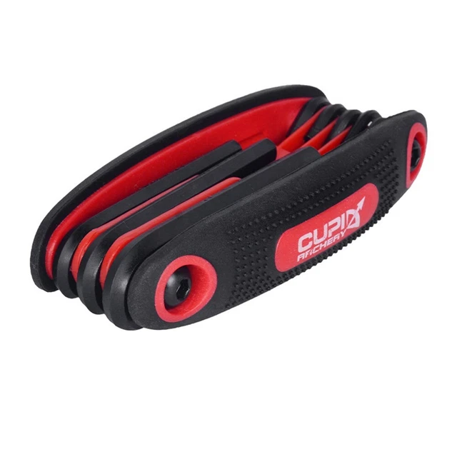 Integrated Archery Hex Key Set Imperial Sizes for Bow Tuning Efficiency