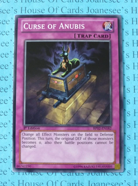 CURSE OF ANUBIS BP02-EN182 Mosaic Rare Yu-Gi-Oh Card 1st Edition New 2.99  - PicClick UK
