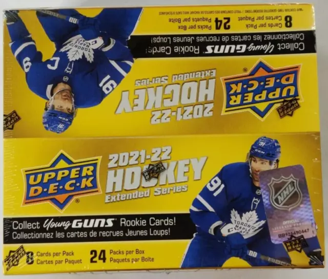 2021-22 Upper Deck Extended Series NHL Hockey 24-Pack Retail Box BLOWOUT SALE!!