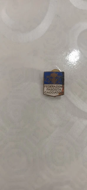 SPILLA Federazione Fascista Cacciatori Epoca Vintage