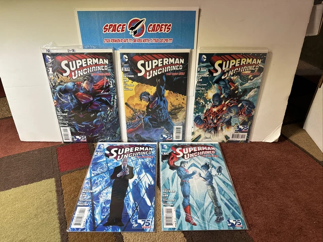 Superman Unchained 1-5 New 52 Snyder Lot Run Dc Comics