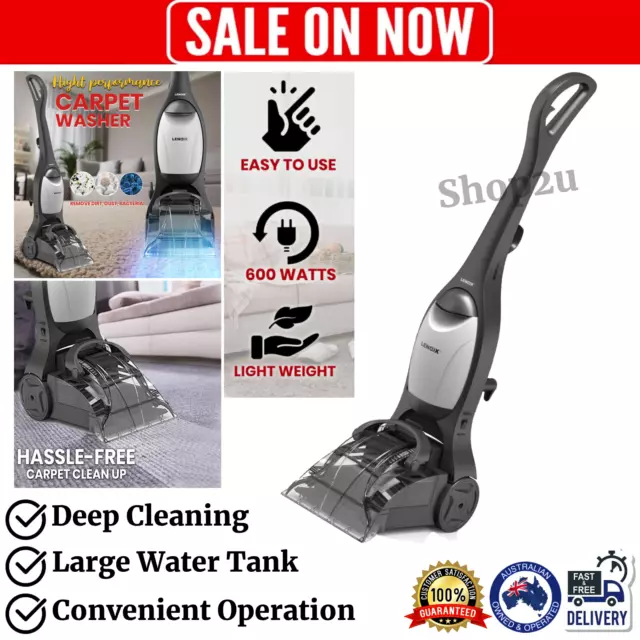 Lenoxx Carpet Shampooer Deep Carpet Cleaning Machine Rug Carpet Washer