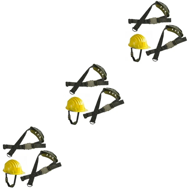 6 pz cinghia mento a forma di casco cinghia di protezione universale regolabile