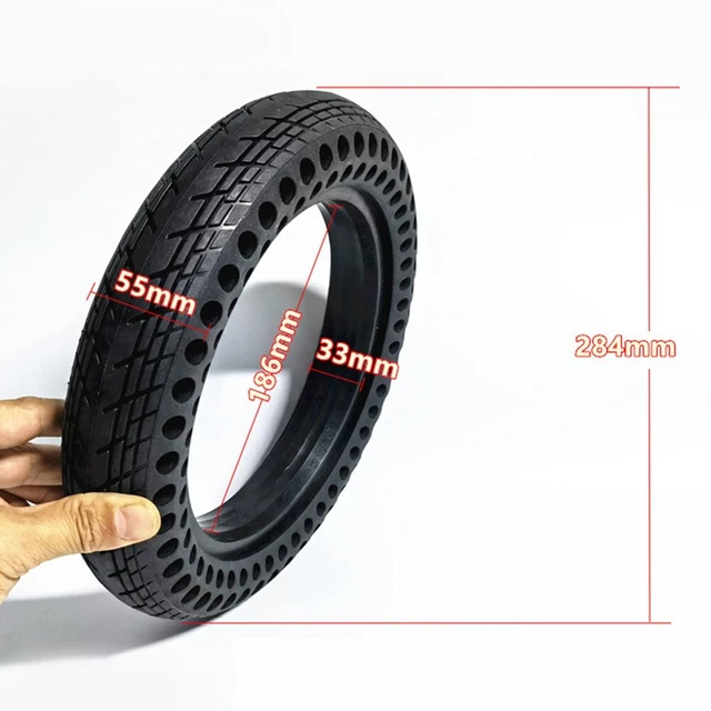 Nagelneu Fester Reifen Schwarz Zubehör E-Bike Ersatz Für Elektroroller