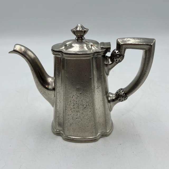 🔥RARE VTG BALTIMORE & OHIO RAILROAD REED & BARTON SILVER SOLDERED 10oz TEAPOT🔥