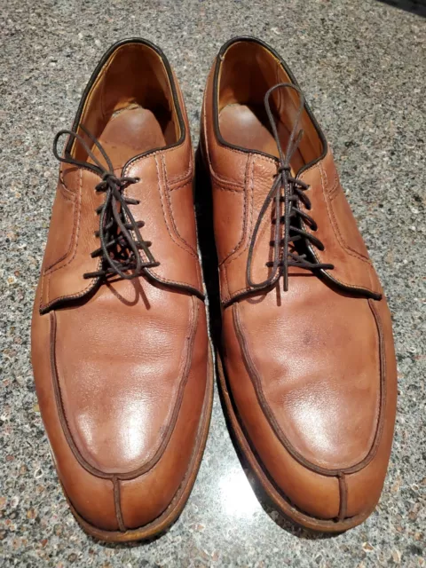 Allen Edmonds Stockbridge Oxford Dress Shoes Sz 11 D Brown Leather 3754 Mens EUC