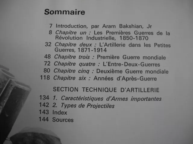 militaria livre Artillerie 1976 histoire ww1 ww2 french book artillery Buch 2WK 3