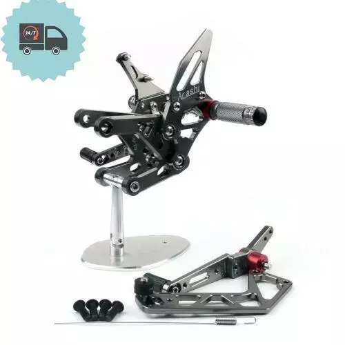 CNC Racing Footrest Rearsets Rear Set Foot pegs For Yamaha YZF R1 2015 A9
