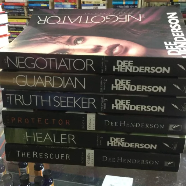 Lot of 6~O'Malley series #1-6 by Dee Henderson~Christian Romance Suspense G-VG