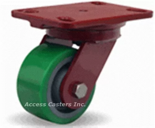 S-HS-4DB 4" x 2" Hamilton HS Rigid Caster, Duralast® Wheel, 750 lb. Capacity