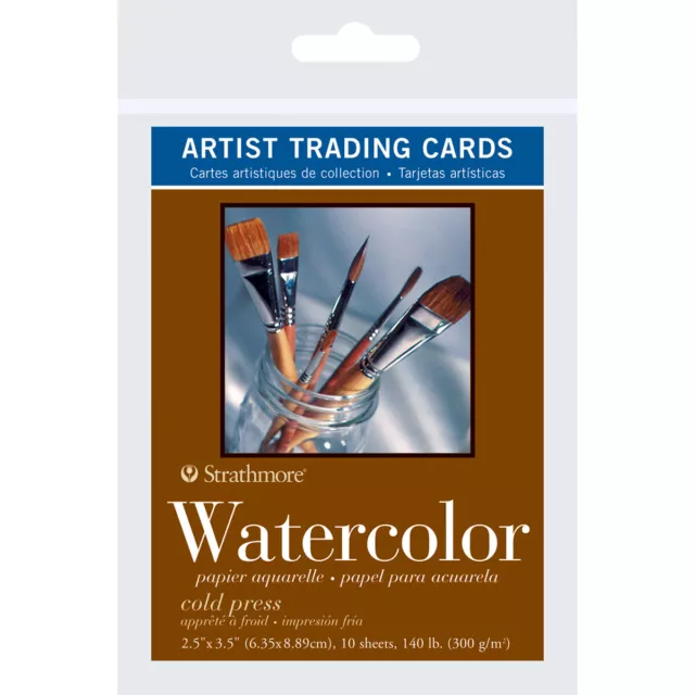 Strathmore Artist Trading Cards 2.5"X3.5" 10/Pkg-Watercolor 62105904