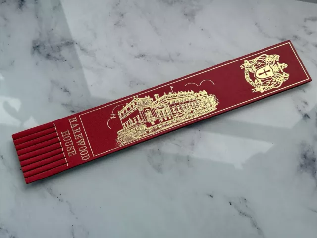 Vintage Leather Bookmark Harewood House