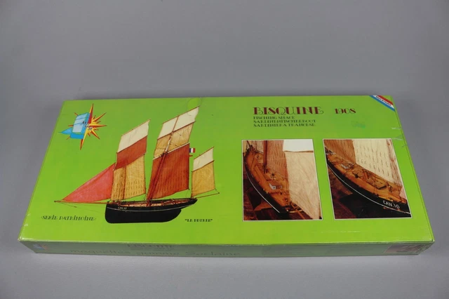 Maquette Bisquine le Petrel en bois (neuve à l'intérieur) - Modélisme
