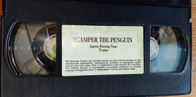 SCAMPER THE PENGUIN - VHS Tape 1989 - Just For Kids Home Video £8.97 ...