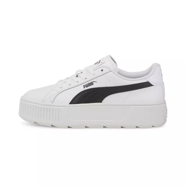 PUMA Femme Karmen L Basket, White Black, 40 EU