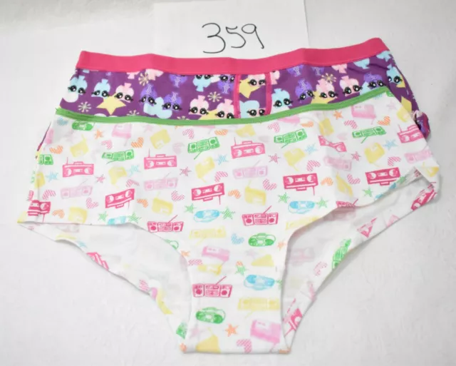 Faded Glory Underwear Panties Bikini Size Large 10-12 Girls Faded Glory Underwear Panties Bikini Size Large 10-12 Girls
