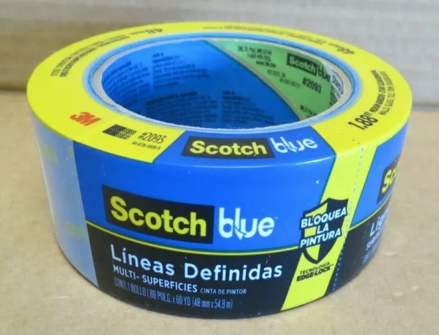 3M 06820 Scotch-Blue Painter's Tape for Multi-Surfaces 2090, 1.88 x 60