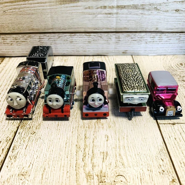 TOMY THOMAS CAPSULE PLARAIL Gordon etc - Shiny Glitter Metallic set F25432