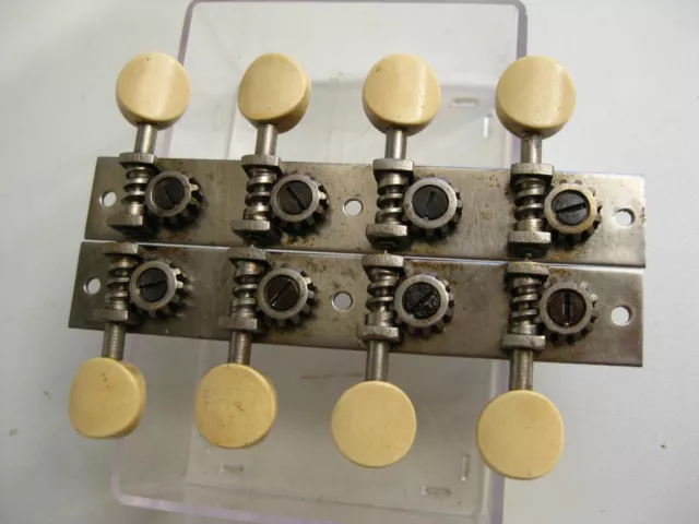 Vintage Martin Lyra Bruno Mandolin Tuners Set for Project Upgrade