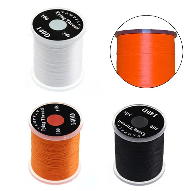 Ligne polyester durable fil de liaison à mouches premium pour pêche câble 140