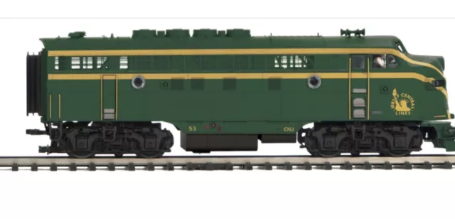 2-Rail Mth Premier Jersey Central F-3 A Unit Diesel Engine 22-21453-2! O Scale