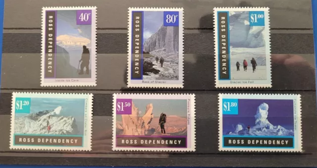 Ross Dependency (NZ) Stamps . 1996 Antarctic Landscapes.  Set of 6 Mint stamps.