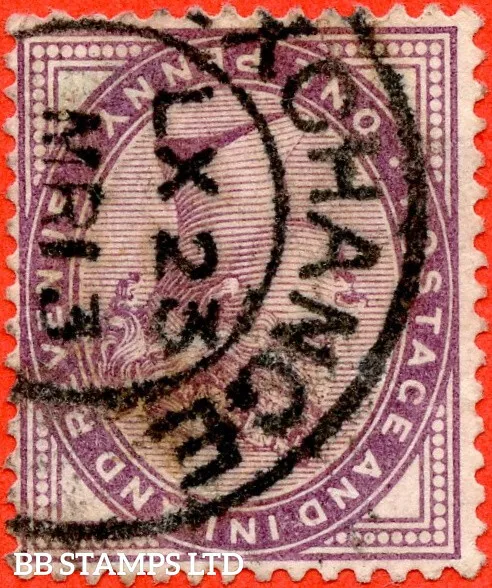 SG. 172wi. K8 (1)d. 1d Lilac. INVERTED WATERMARK. A very fine " 13th Marc B69624