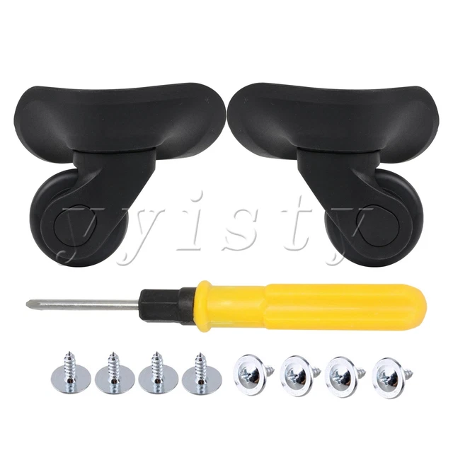 4X W041 LUGGAGE Swivel Wheel DIY Left & Right Luggage Swivel Wheels 18