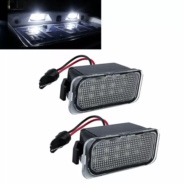 2x Canbus LED License Number Plate Light Fit Ford Focus C-Max Kuga Mondeo Ranger 2