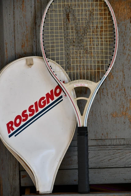 raquette de tennis ancienne ROSSIGNOL R 40 L4 3/8 N°3  made in france
