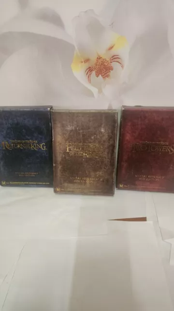 Lord Of The Rings Trilogy Boxed Sets DVDs  Special Extended - 1 Disc Missing