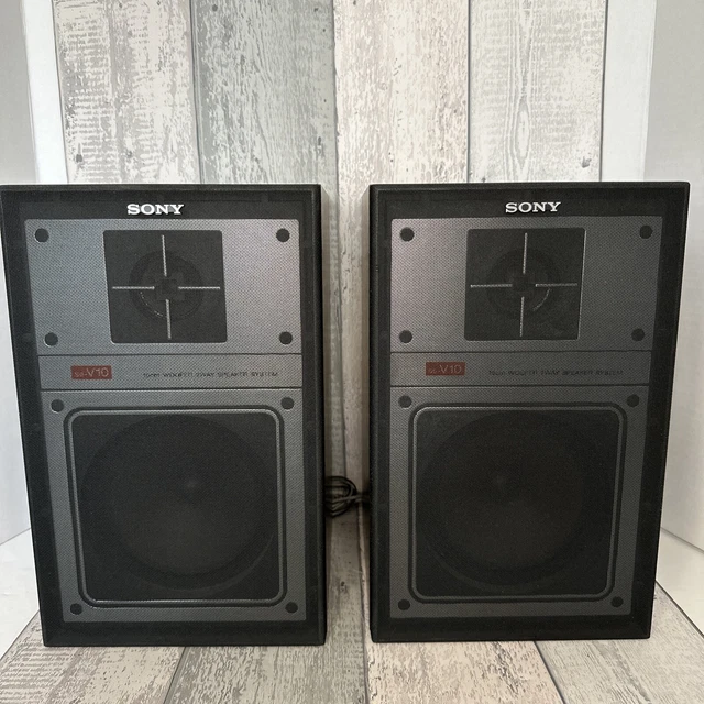 SONY BOOKSHELF SPEAKERS System SSV10E 40Watts 6 Ohms £34.99 PicClick UK